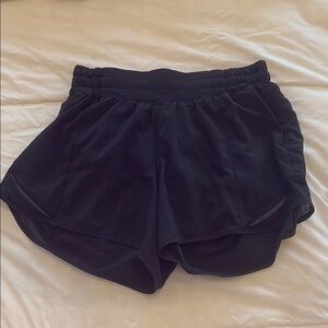 Lululemon Athletica Black Athletic Shorts Lightweight Moisture-Wicking